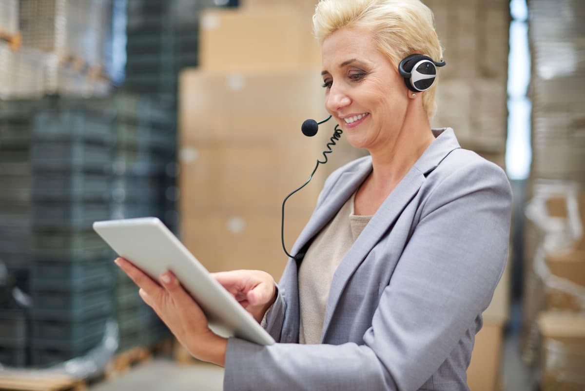 Customer support specialist assisting with group accommodation coordination