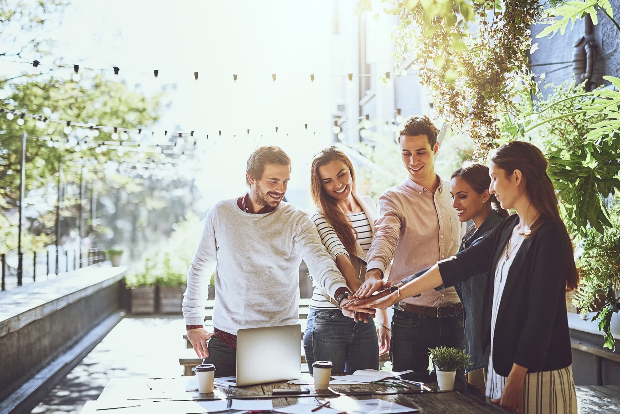 Partners collaborating on affiliate marketing opportunities with OnePlace
