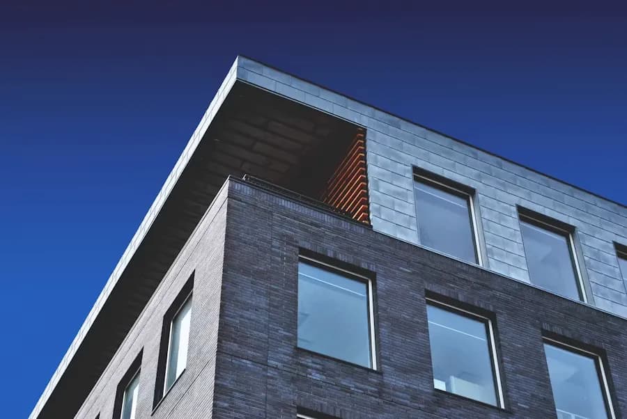 Modern building facade